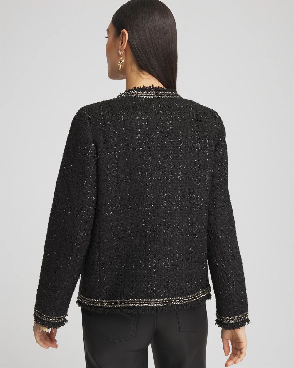 Embellished Tweed Jacket | Chico's Embellished Tweed Jacket | Chico's
